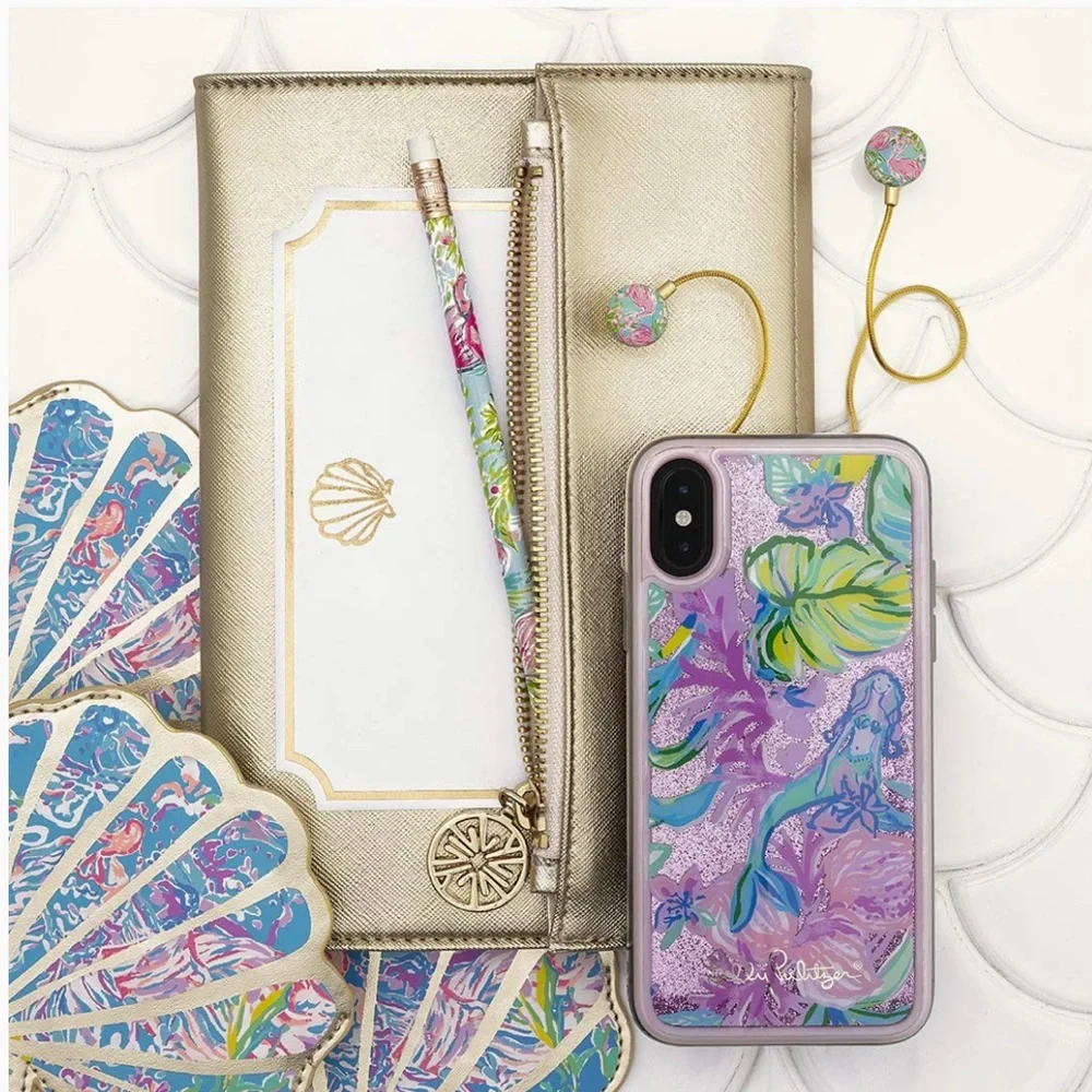 NIB Lilly Pulitzer Earbuds with Silicone Tips and Volume Control, Floridita - Picture 5 of 5
